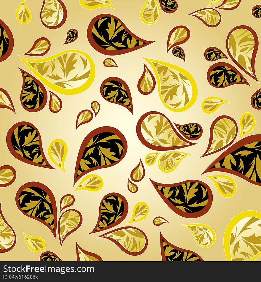 Paisley colorful abstract background. Paisley colorful abstract background