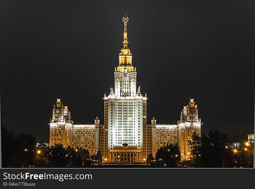 Moscow state university Vorobyovy Gory