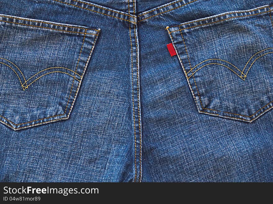 Blue jeans texture background,close up. Blue jeans texture background,close up