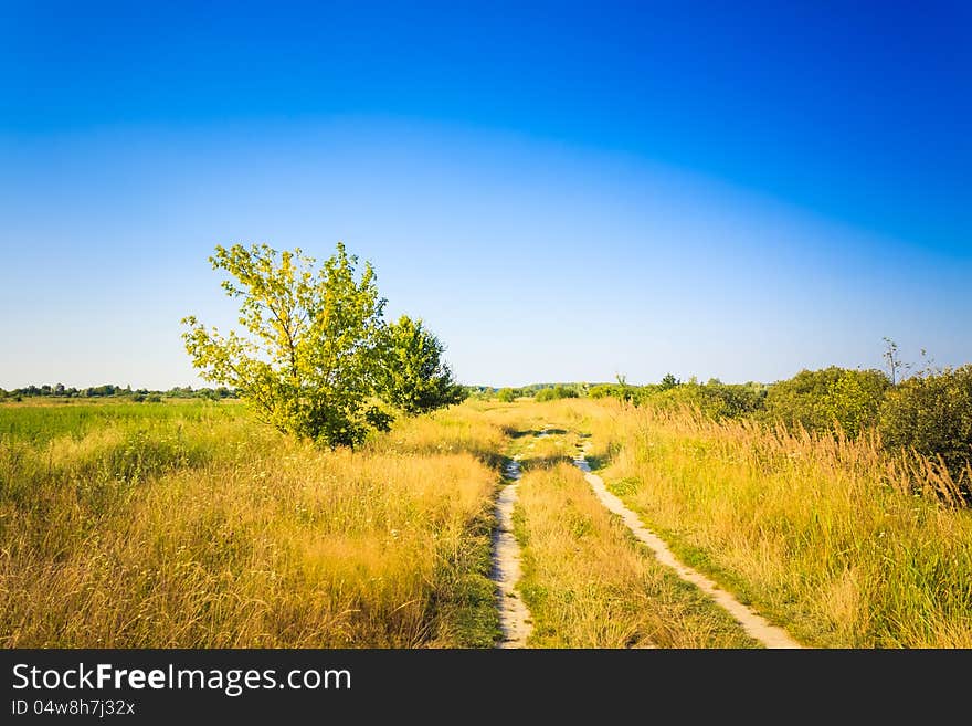 Dusty road