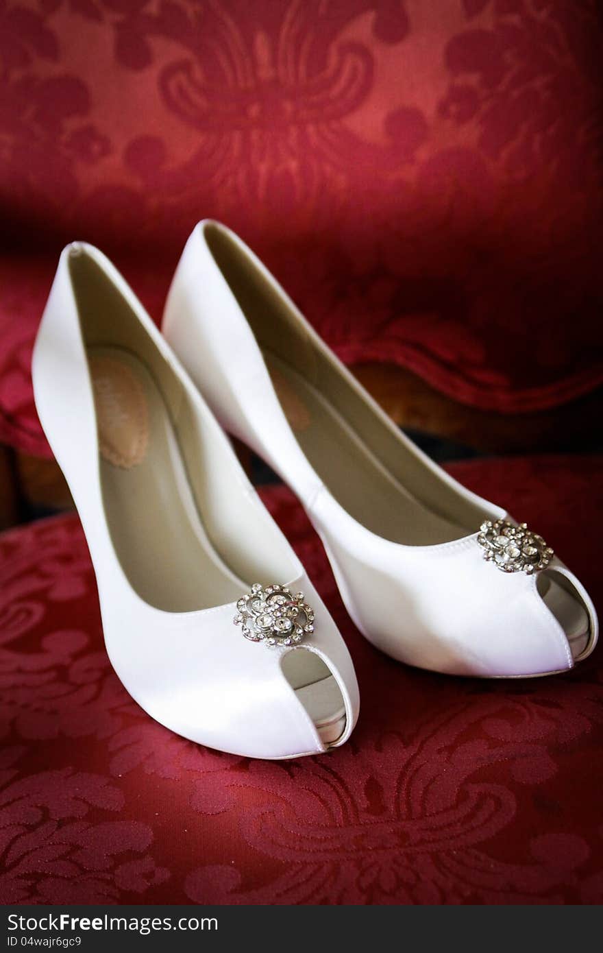 shoe wedding fancy white. shoe wedding fancy white