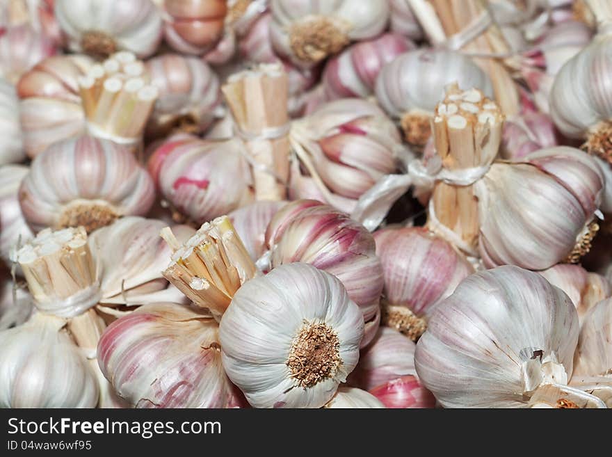 Dried garlic.