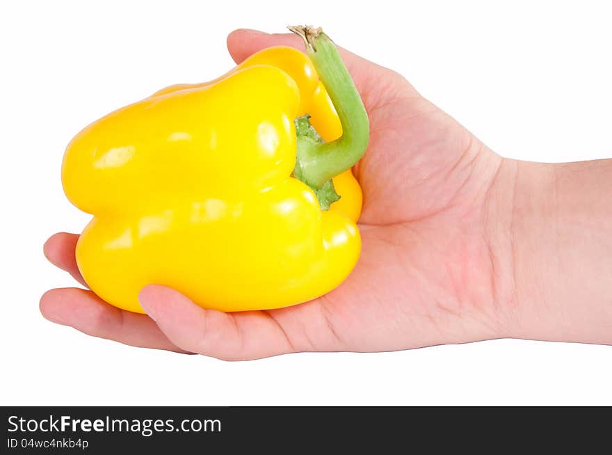 Pepper In A Hand