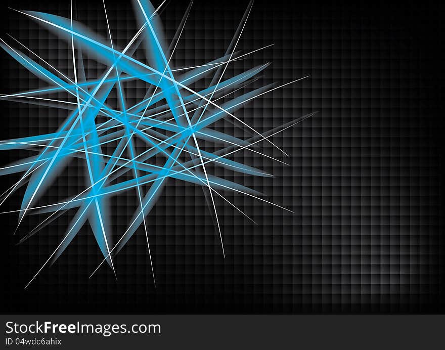 Abstract Vector Background on Dark Design