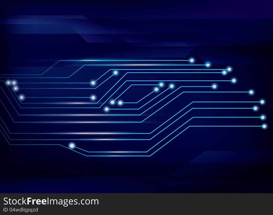 Vector Circuit Board background illustration