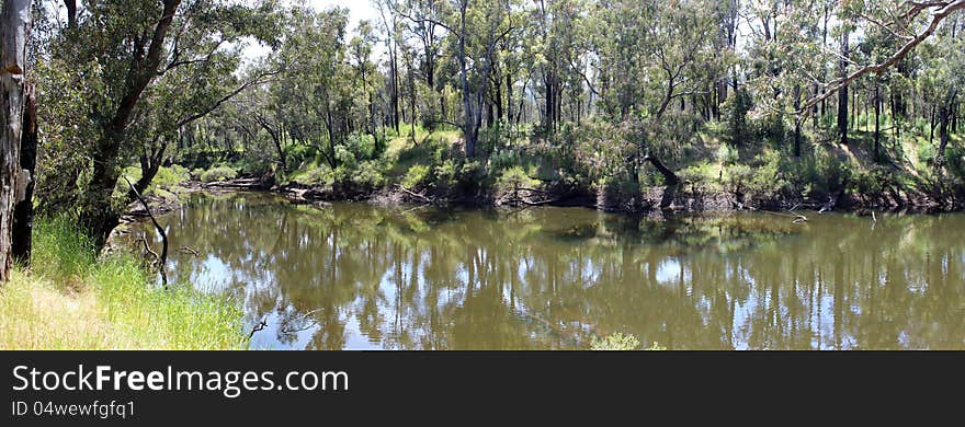 Panorama of Blackwood River West Australia