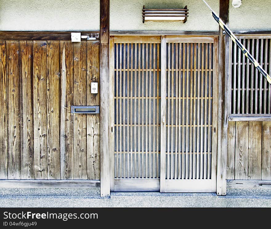 Japanese House In Kyoto, Japan