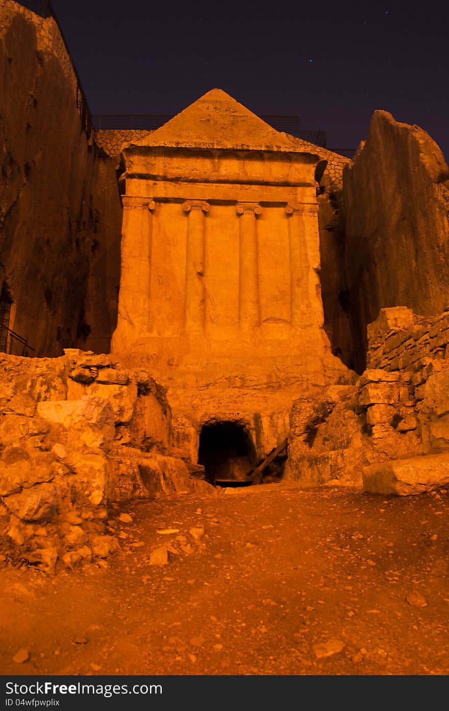 Ancient monument in jerusalem