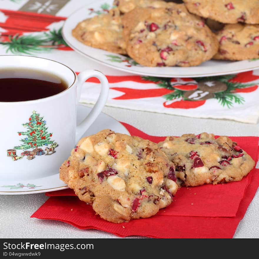 Christmas Cranberry Cookies