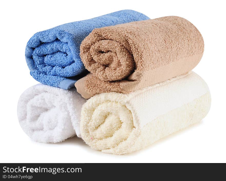 Bath towels.