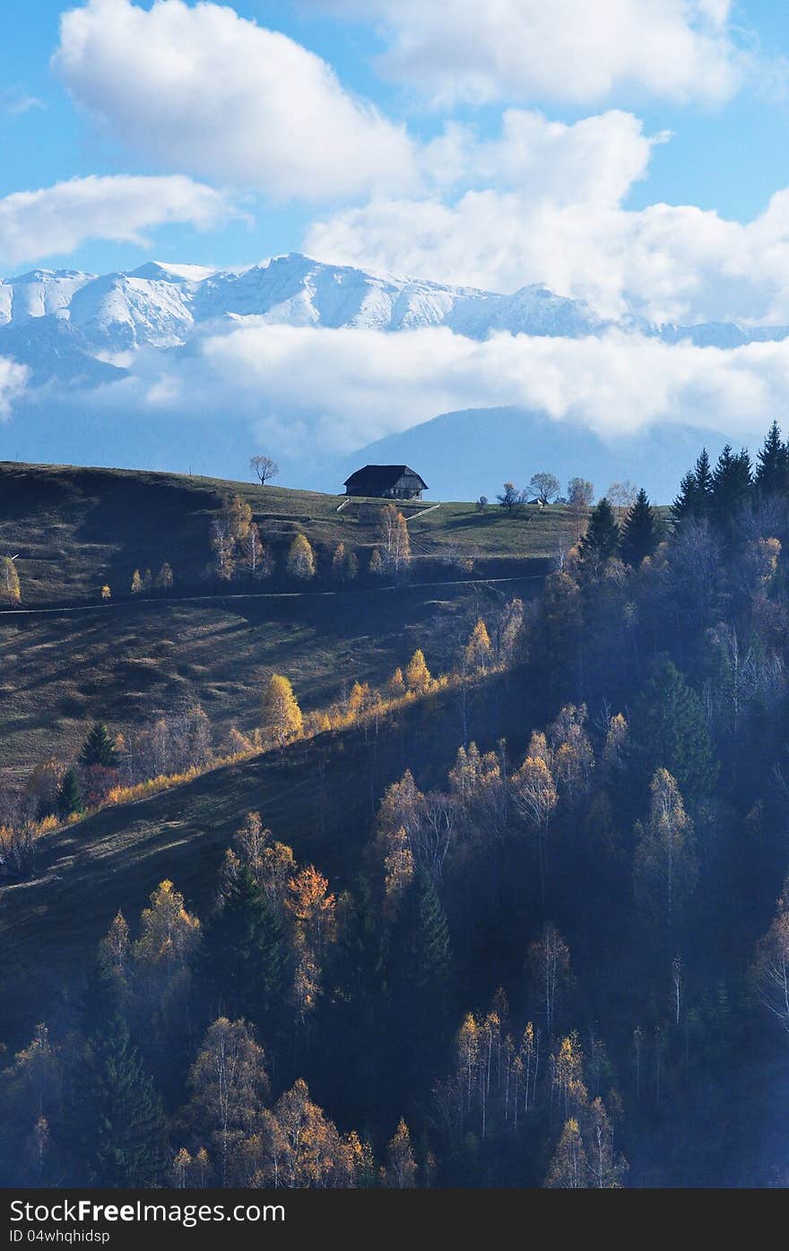 Landscape in Magura, Brasov