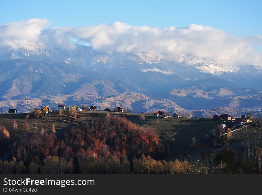 Landscape in Magura, Brasov