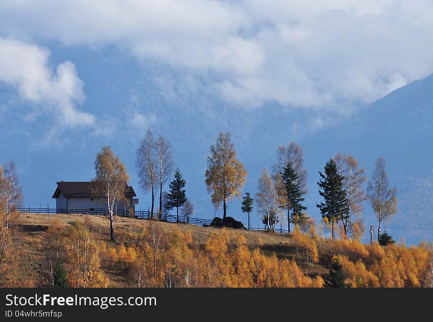 Landscape in Magura, Brasov