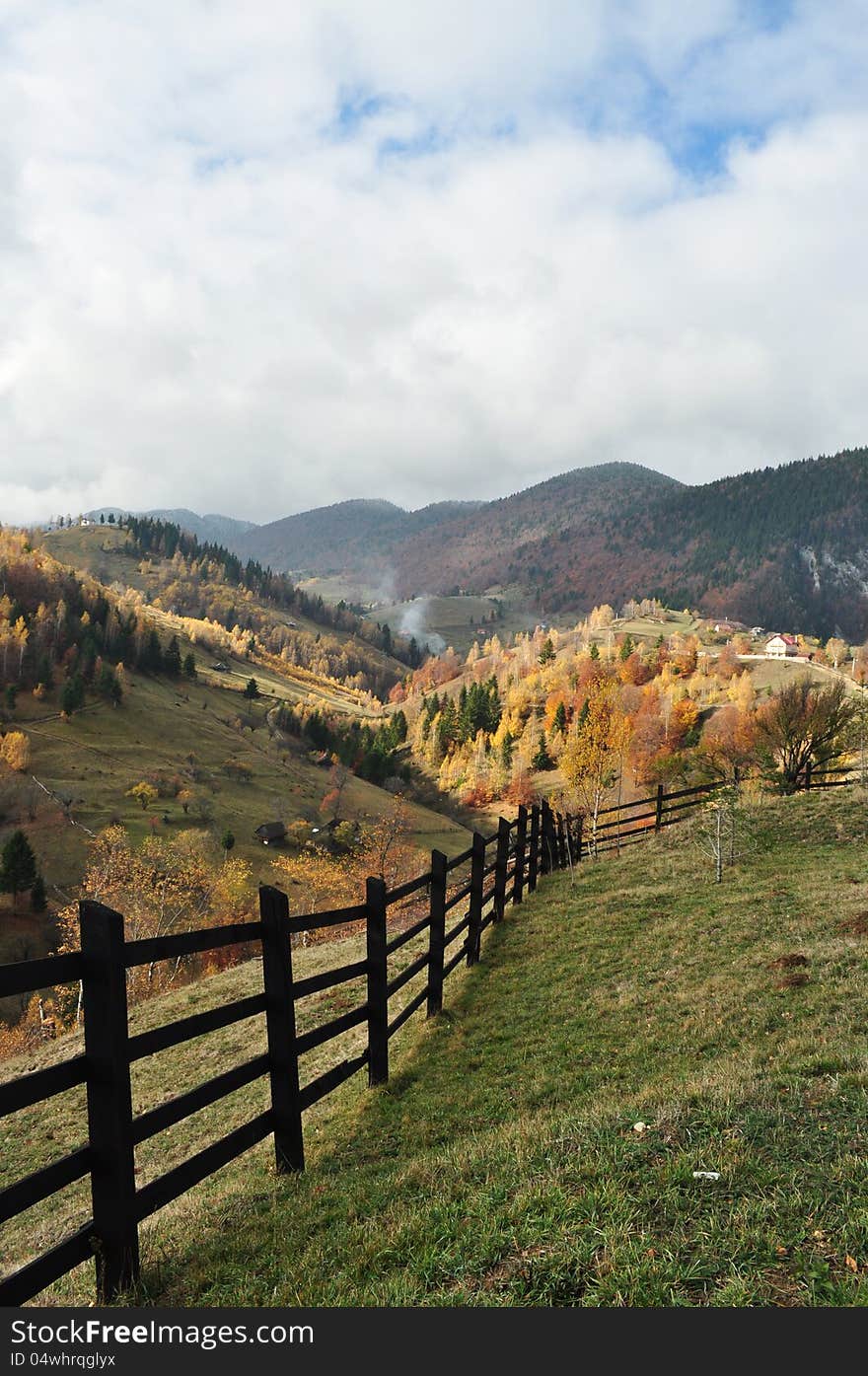 Landscape in Magura, Brasov