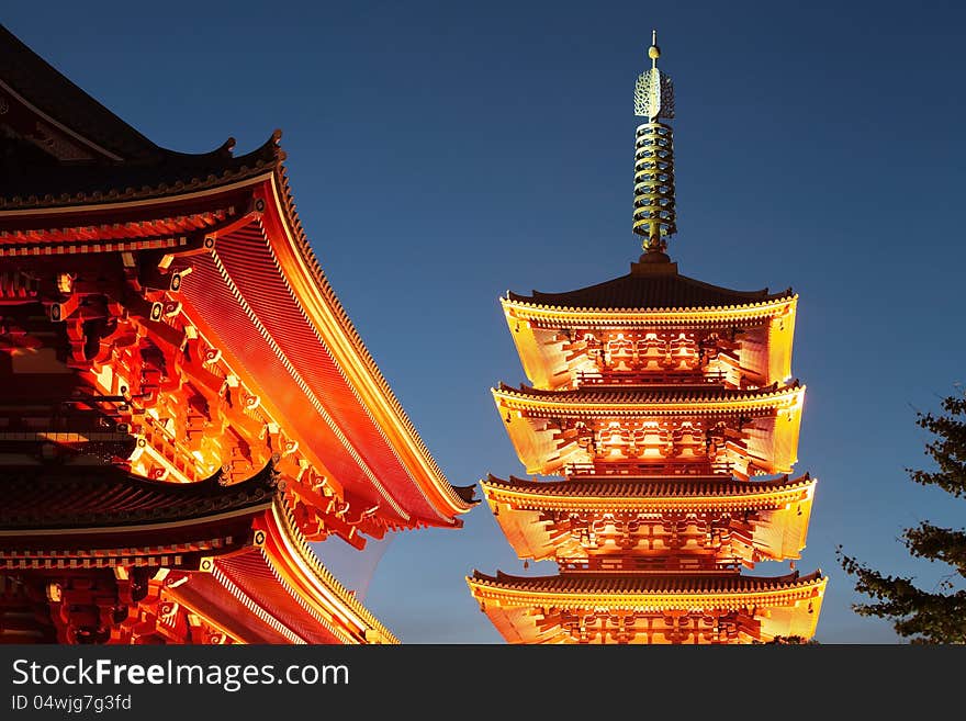 Senso-ji Temple (also known as Asakusa Kannon) is the most important of Tokyos buddhist temples. Senso-ji Temple (also known as Asakusa Kannon) is the most important of Tokyos buddhist temples