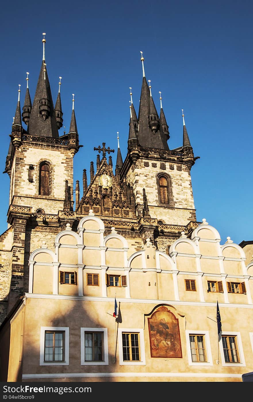 Buildings at Old Town Square in Prague, Czech Republic