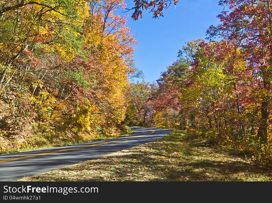 Colorful Autumn Drive