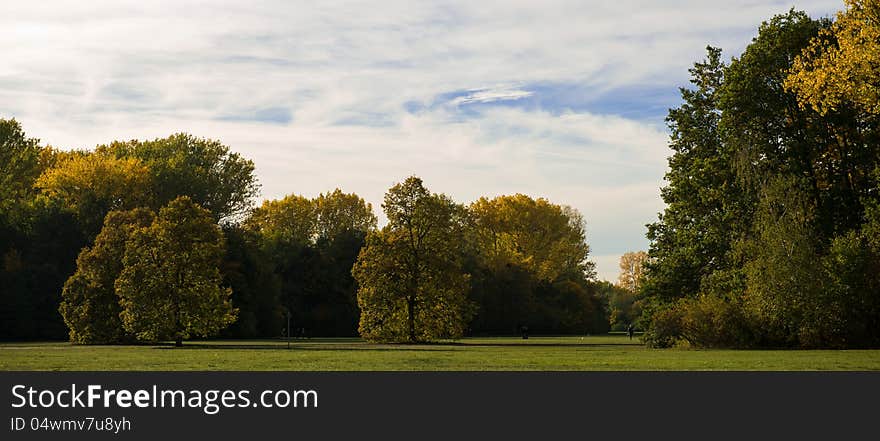 A parkland view in fall