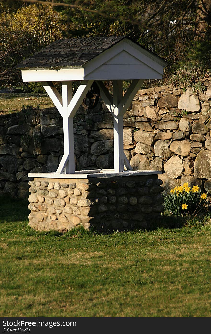 Wishing Well in Spring