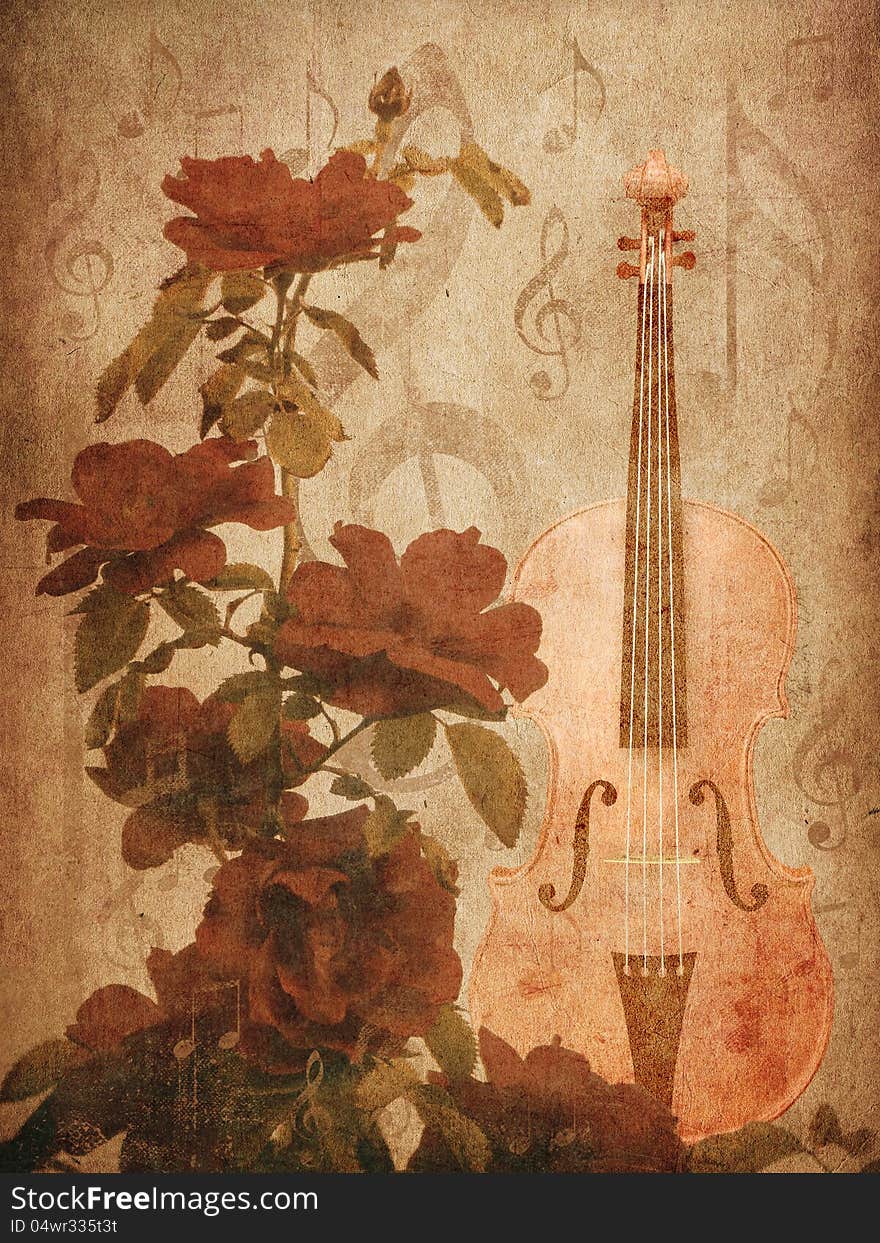 Roses And Violin