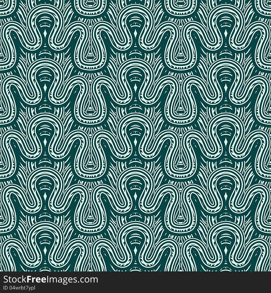 Seamless fir pattern