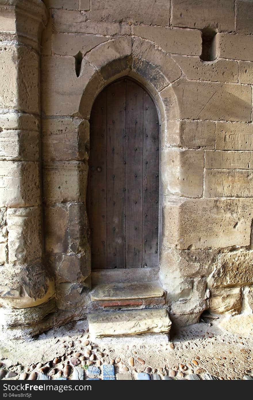 Old Door In The Castle