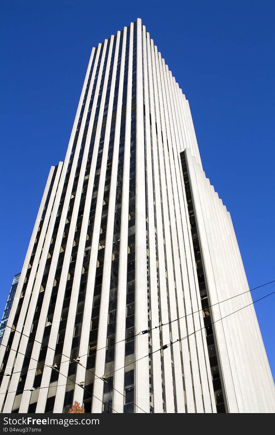 A very unique office building in downtown Seattle.