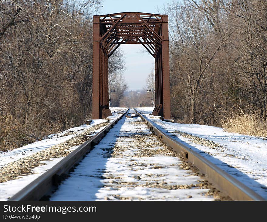 Rusted Railway Bridge