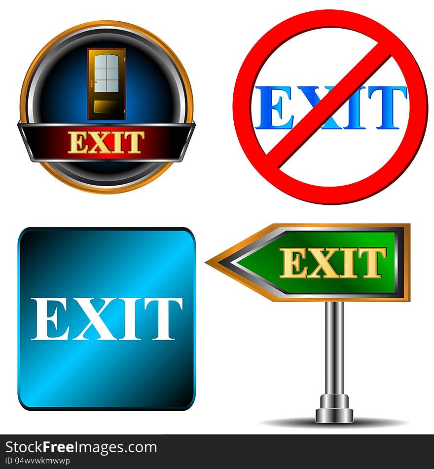 Exit Logo Set