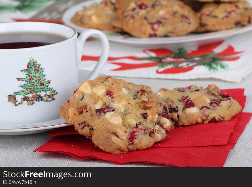 Cranberry Christmas Cookies