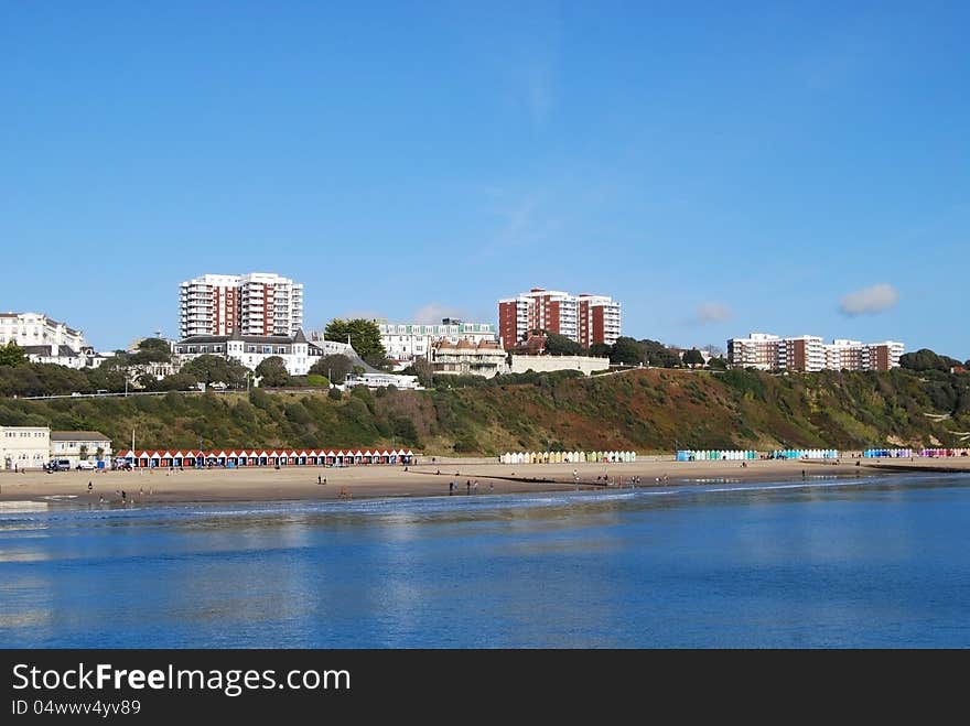 View of Bournemouth Eastcliff from Pier