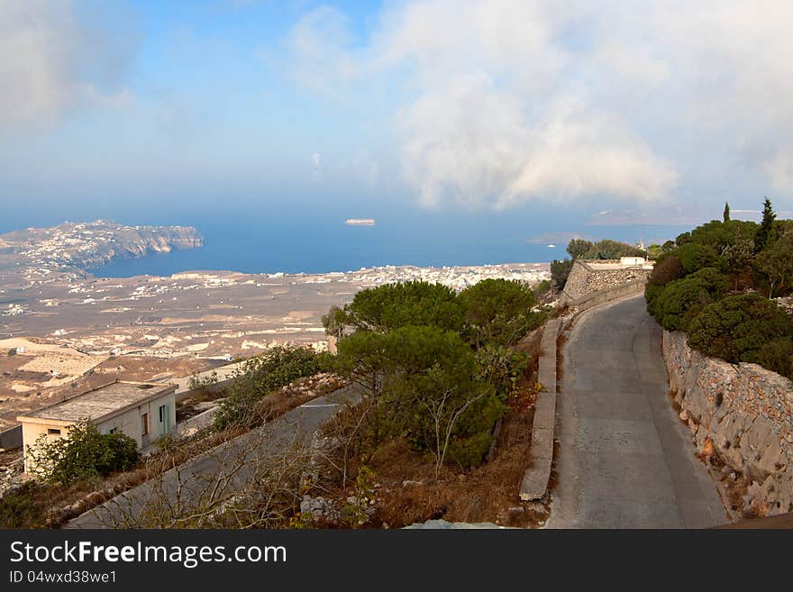 Road With Views Of The Sea