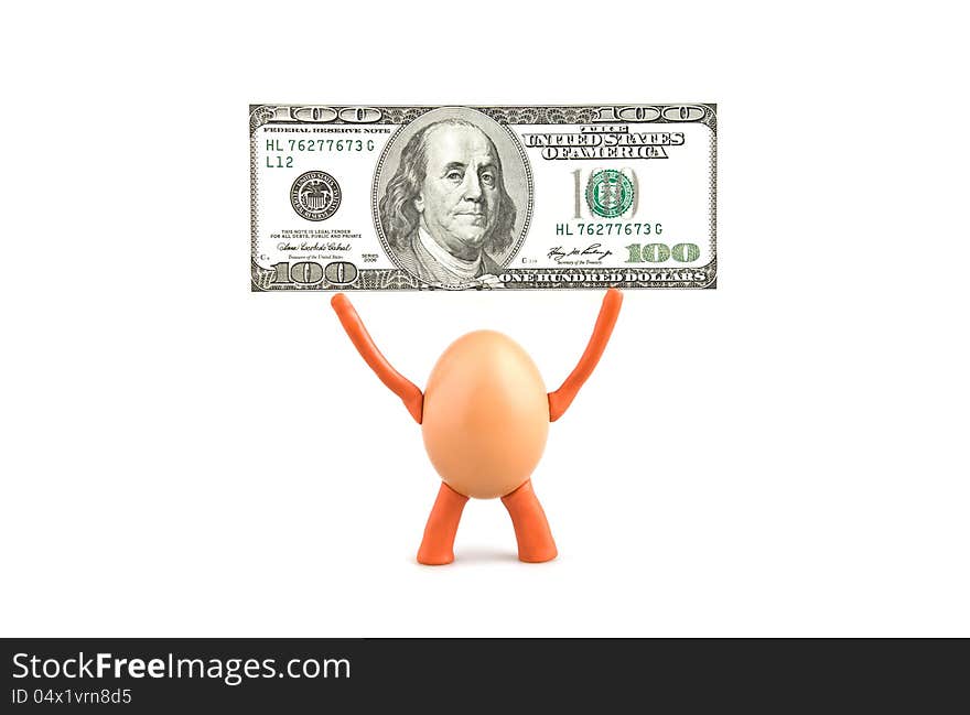 Chicken Egg Holds One Hundred Dollars