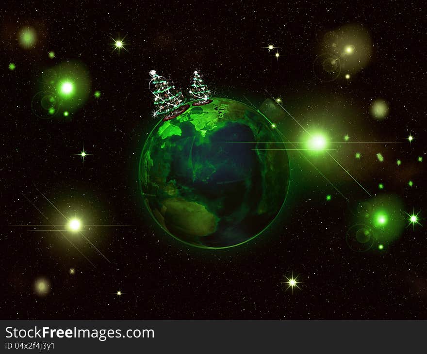 Christmas planet