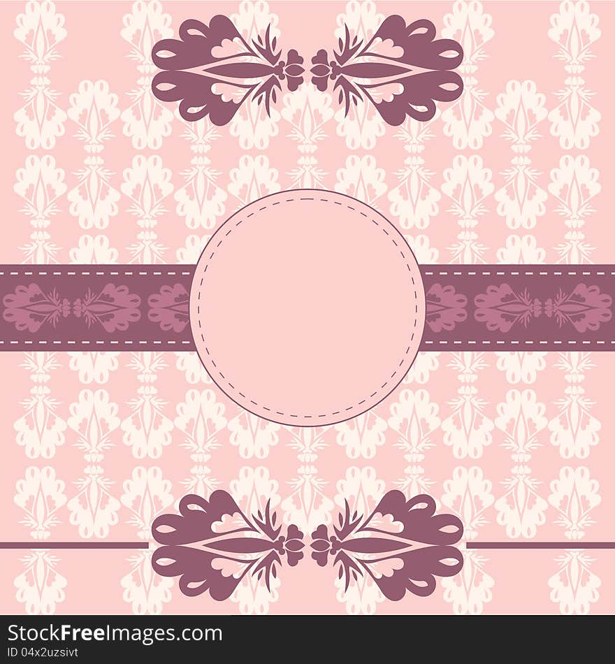 Vintage frame background design. Vintage frame background design