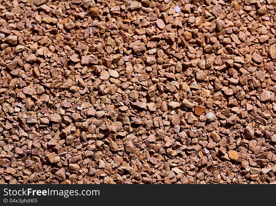 Coffee granules background. Close up. Coffee granules background. Close up