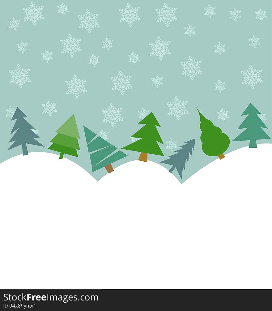 Christmas background vector illustration art