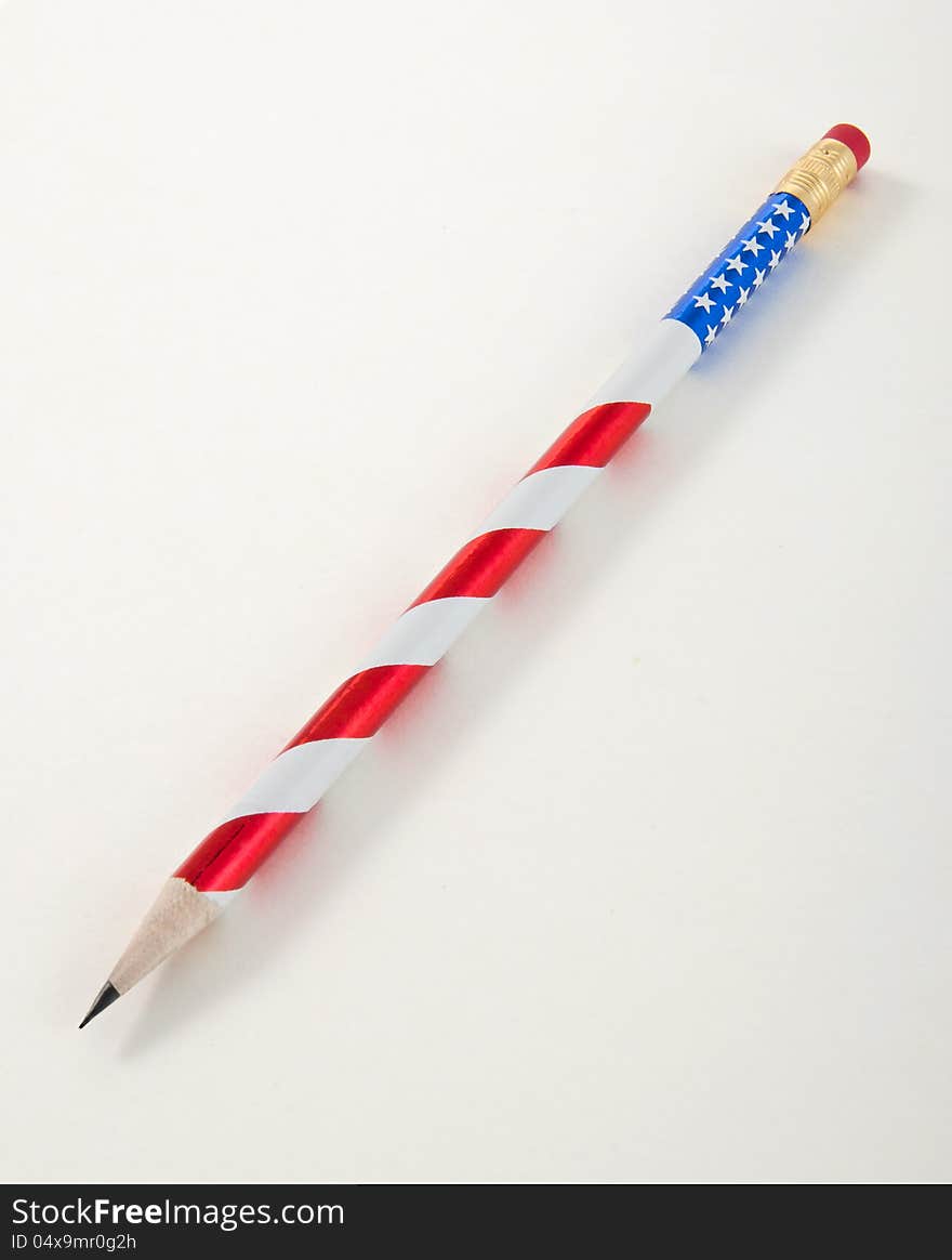 Flag Painted Pencils