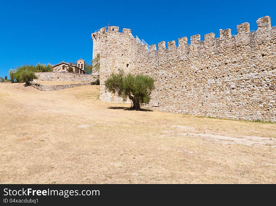 The Polvese Island  on Lake Trasimeno