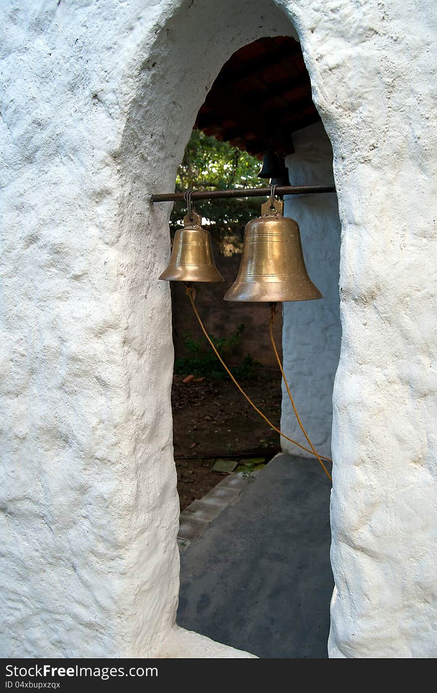 Bells in Church Window