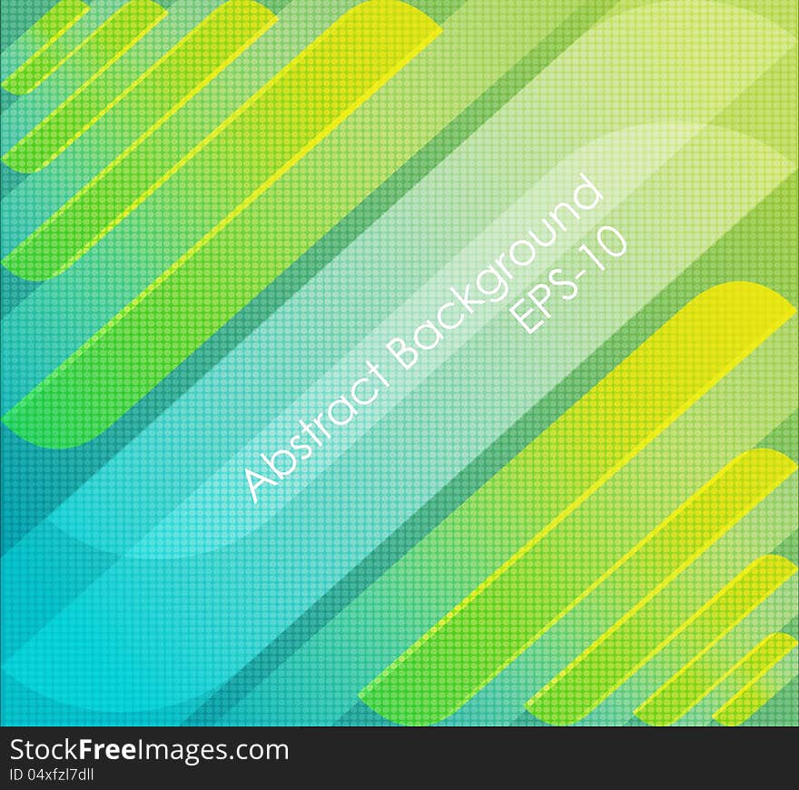 Green background.Vector illustration.Eps-10.