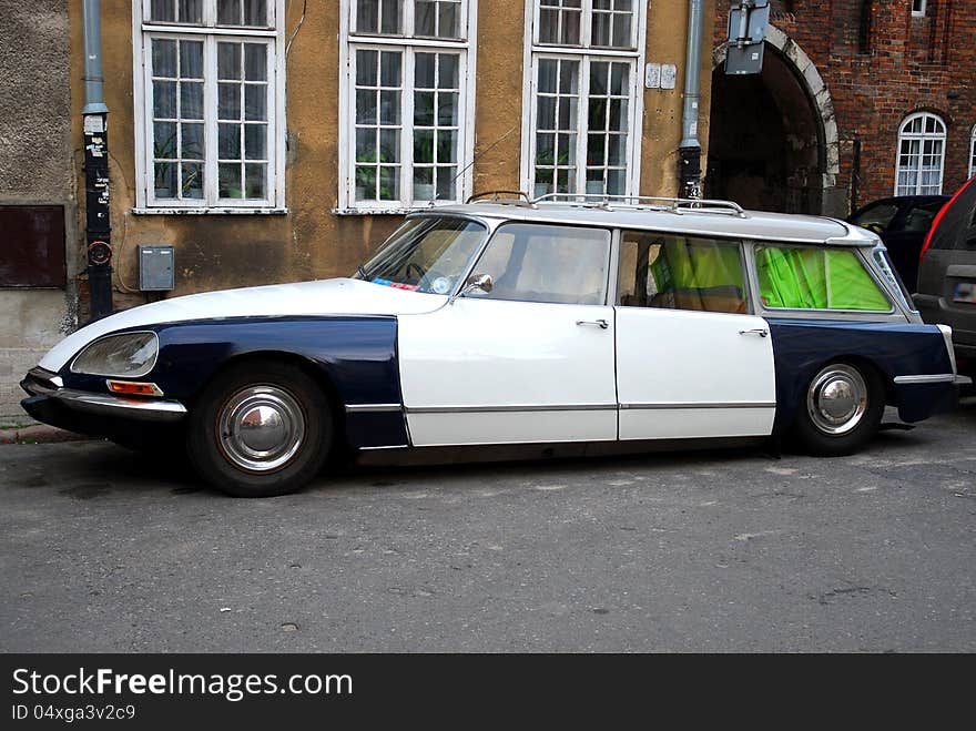 Vintage car on the street