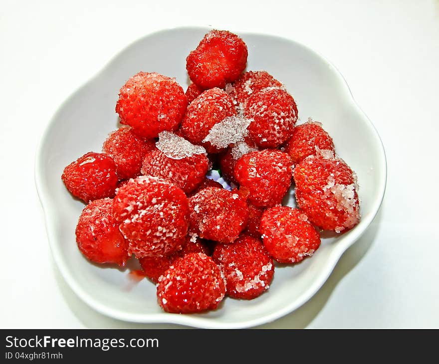 Berries on a white background. Berries on a white background