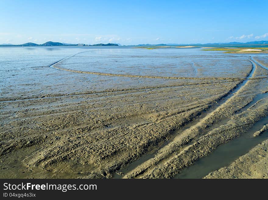 Landscape of leam hin seashore