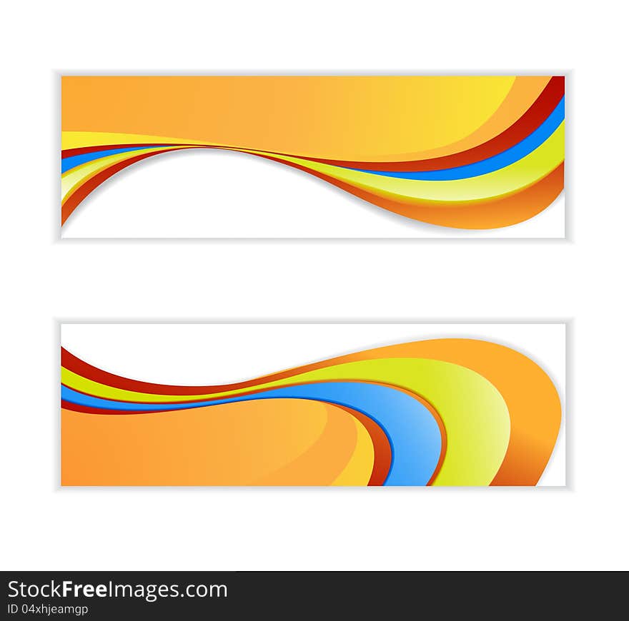 Abstract wave banner coloful. This is file of EPS10 format. Abstract wave banner coloful. This is file of EPS10 format.