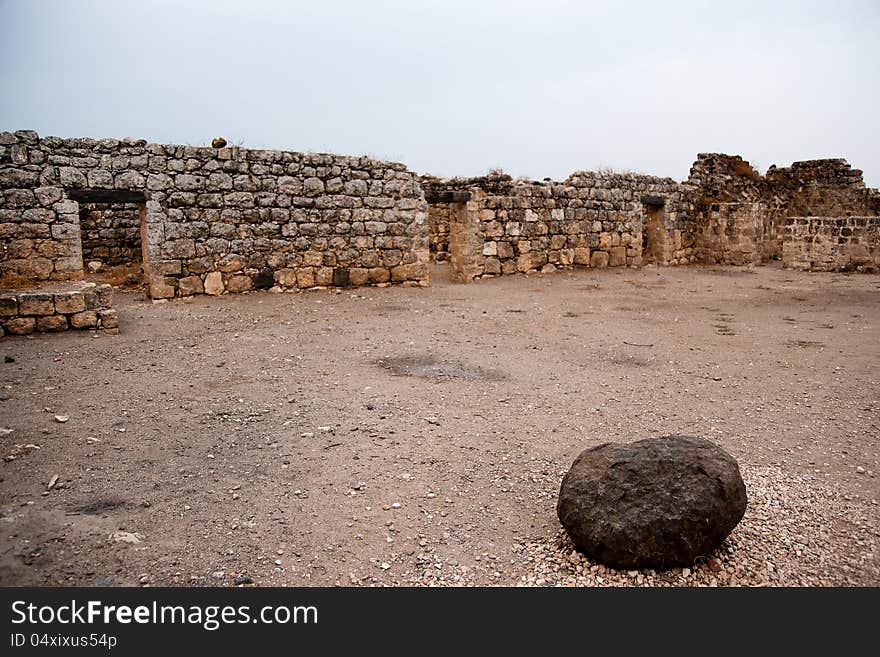 Ancient ruins in galilee