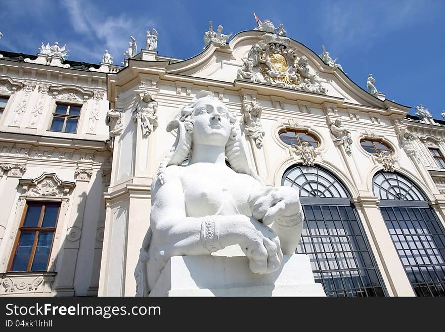 Belvedere in Vienna, Austria