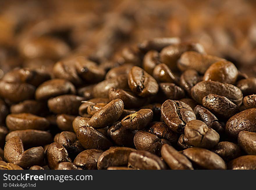 Coffee bean background