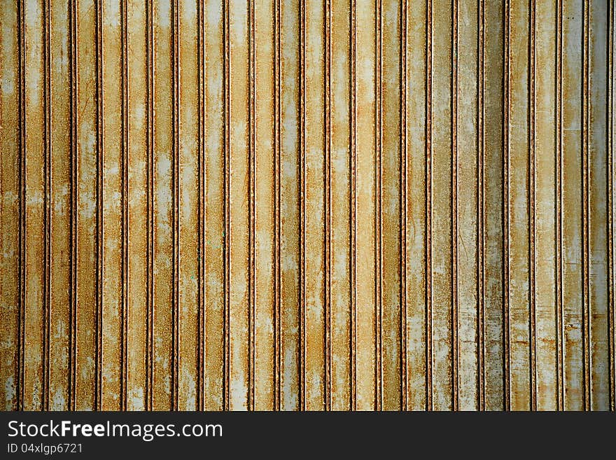 Image of a rusty textured wall of metal.