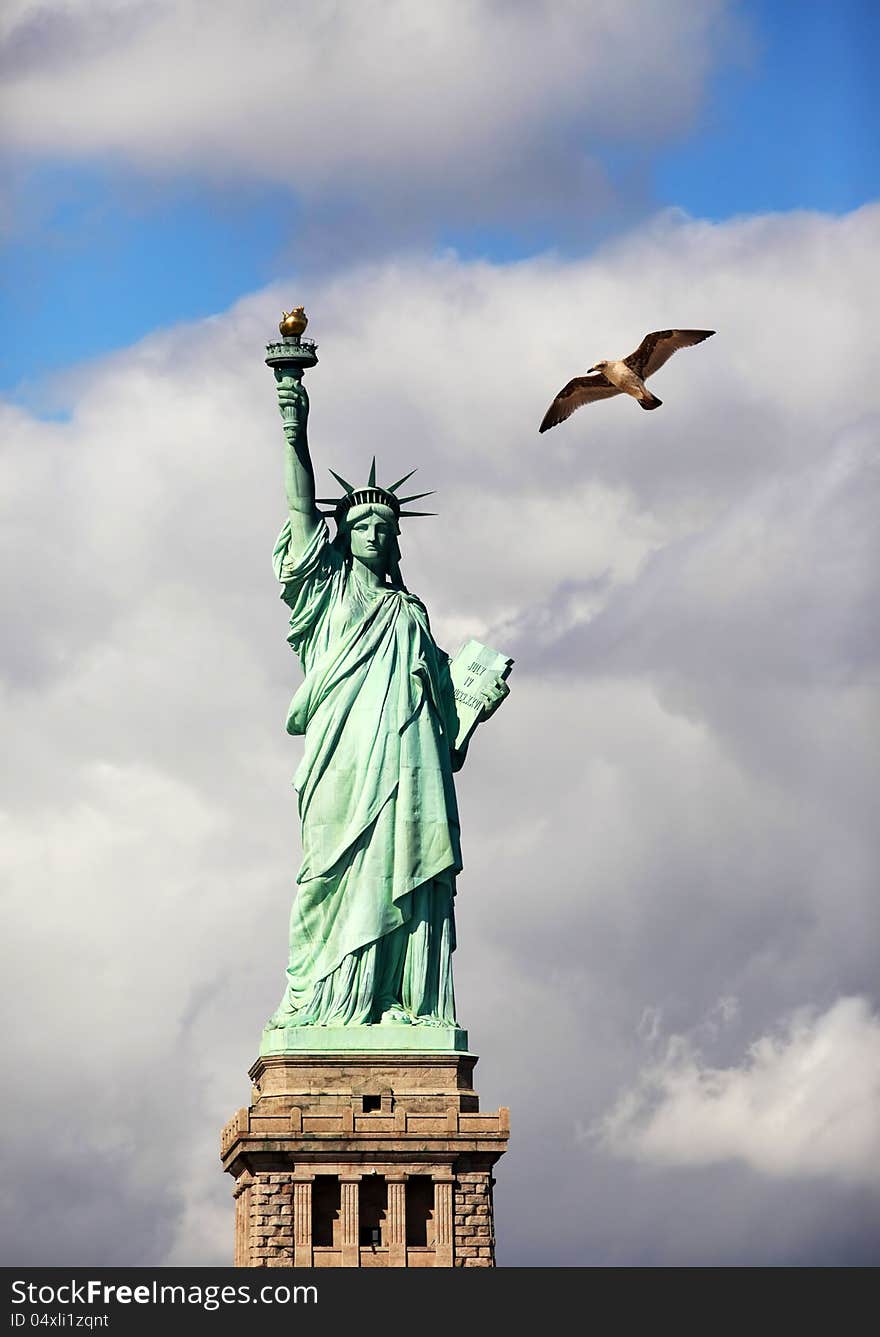 New York City - Manhattan and the Statue of Liberty